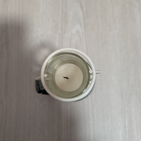 Vintage Ceramic Candle Holder with Glass Votive - Picture 7 of 10